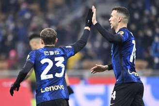 Inter de Milão chegou aos 53 pontos com a vitória diante do Venezia (Foto: ALBERTO PIZZOLI / AFP)