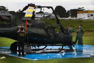 PF prende suspeito por incêndio em helicópteros do Ibama