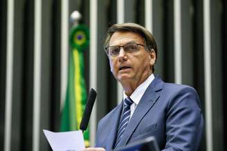 O presidente Jair Bolsonaro (PL)