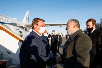 Chegada do presidente Jair Bolsonaro a Moscou