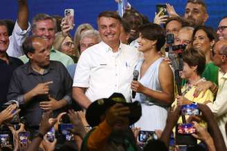 Jair Bolsonaro em evento do PL em Brasília