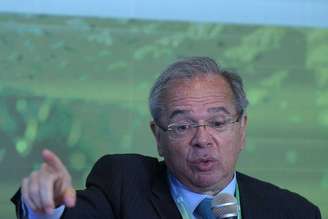 Paulo Guedes, ministro da Economia; ele fala que num eventual segundo mandato de Jair Bolsonaro, a Petrobras seria privatizada