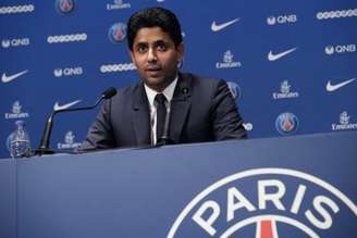 Nasse Al-Khelaifi, dono do Paris Saint-Germain (Foto: THOMAS SAMSON / AFP)