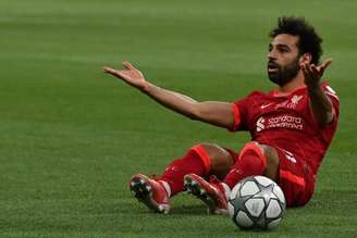 Mohamed Salah está no Liverpool desde 2017 e é um dos grandes ídolos do clube vermelho (Foto: PAUL ELLIS / AFP)