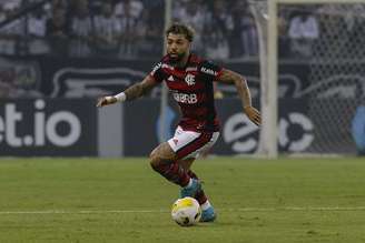 Gabigol em ação contra o Atlético-MG no Mineirão (Foto: Marcelo Cortes / Flamengo)