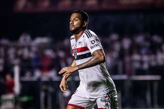 Reinaldo durante partida do São Paulo