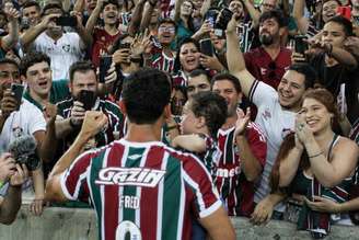 Fred fez a alegria de torcedores após marcar o 199º gol pelo Fluminense (Foto: Mariana Sá)