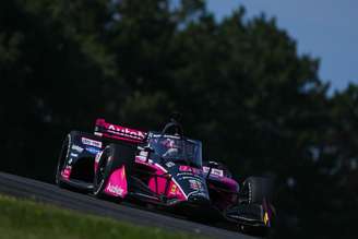 Helio Castroneves voltou ao top-10 em Mid-Ohio 