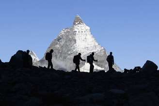 Vista do lado suíço do Matterhorn
