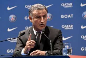 Christophe Galtier é o novo treinador do PSG (Foto: BERTRAND GUAY / AFP)