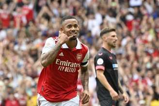 Gabriel Jesus surpreende com início forte no Arsenal (JUSTIN TALLIS / AFP)