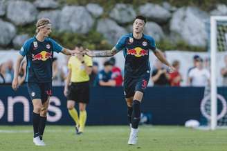 Benjamin Sesko está próximo de se tornar jogador do RB Leipzig (Foto: JFK/AFP)