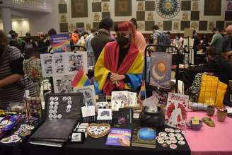 Lua no Poc Con, feira LGBTQIAP+ de quadrinhos e artes gráficas @Arquivo pessoal