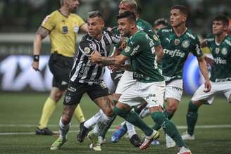 Assim como no retrospecto recente, resultado de empate prevalece quando o duelo é no Allianz Parque - (Foto: Pedro Souza/Atlético-MG)