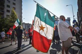 Cerimônia em homenagem a vítimas de massacre cometido por nazifascistas em Milão