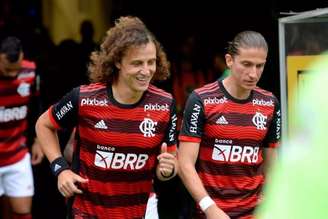 David Luiz e Filipe Luís estão em reta final de contrato (Foto: Marcelo Cortes/Flamengo)
