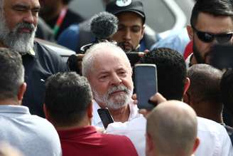 Ex-presidente Luiz Inácio Lula da Silva durante ato de campanha em São Bernardo do Campo (SP) 16/08/2022 REUTERS/Carla Carniel