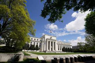 Prédio do Federal Reserve (banco central dos EUA) em Washington
01/05/2020
REUTERS/Kevin Lamarque