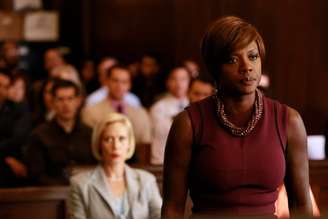 A atriz Viola Davis na primeira temporada da série 'How to Get Away with Murder'