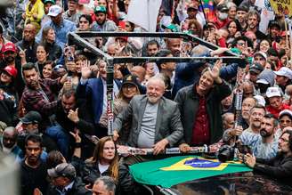 Lula e Haddad participaram de ato em São Paulo