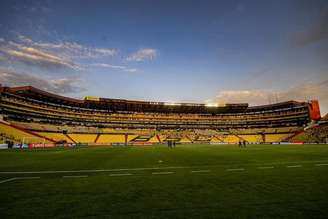 Monumental de Guayaquil, casa da decisão entre Flamengo e Athletico (Foto: Marcelo Cortes/Flamengo)