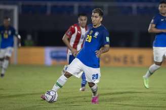 Roberto Firmino em ação pela Seleção (Foto: Lucas Figueiredo / CBF)