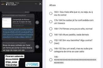 Universitário cria formulário misógino chamado "Competição das fêmeas"