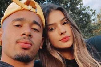 Gabriel Jesus e Raiane Lima