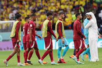 Qatar sofre a primeira derrota de um anfitrião de Copamelhor banca de aposta de futeboljogo de abertura (Foto: KARIM JAAFAR / AFP)