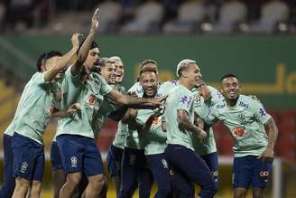 Treino da Seleção Brasileira no Catar