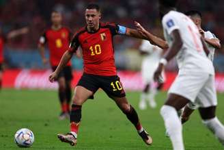 Eden Hazard auf dem Feld gegen Kanada bei der Weltmeisterschaft (Foto: Adrian Dennis/AFP)