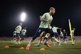 Treino oficial da Seleção Brasileira antes da partida contra Camarões