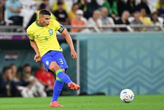 Thiago Silva durante a partida entre Brasil e Croácia na tarde desta sexta-feira, 9