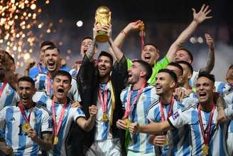 Argentina conquistou mais de R$ 200 milhões com o título da Copa do Mundo (Foto: FRANCK FIFE / AFP)