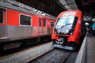 Trens da CPTM em foto de arquivo 