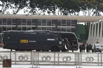 Reforço da Força Nacional de Segurança na Praça dos Três Poderes