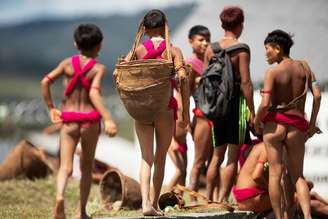 Indígenas do povo Yanomami em Roraima