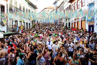 Carnaval de rua em Diamantina (MG)