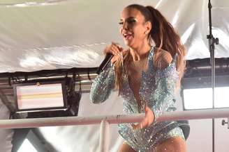 Ivete Sangalo durante carnaval da cidade de Salvador (BA), neste segunda-feira, 20