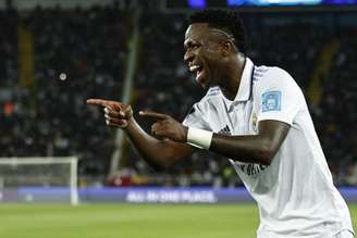 Vini Jr recebe elogios de Carlo Ancelotti (Foto: KHALED DESOUKI / AFP)