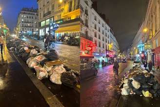 Cerca de 5.400 toneladas de lixo permanecem nas ruas parisienses