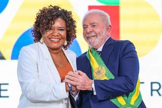 Presidente da República, Luiz Inácio Lula da Silva, empossa Ministra Margareth Menezes como Ministra de Estado da Cultura (Foto de arquivo - 01/01/2023)