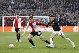Feyenoord vence Roma na ida das quartas da Liga Europa (Foto: MAURICE VAN STEEN / ANP / AFP)