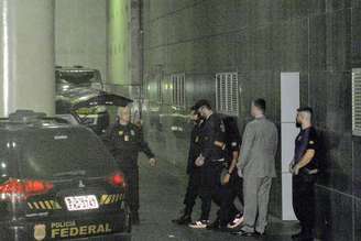 Chegada de Thiago Brennand em São Paulo, na noite deste sábado, (29) no aeroporto de Guarulhos (SP)