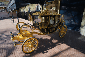 Carruagem do Jubileu de Diamante é uma das mais modernas e confortáveis