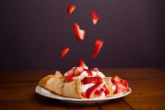 Crepe de Morango