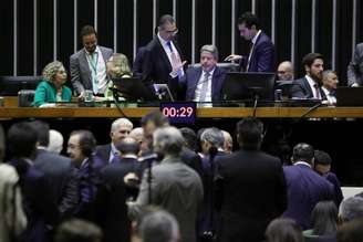 BRASILIA DF NACIONAL CAMARA ARTHUR LIRA 02/05/2023 - Plenário - Sessão Deliberativa Extraordinária - Ordem do dia 02/05/2023 - Sessão para a votação de propostas legislativas. Presidente da Câmara dos Deputados, Arthur Lira FOTO BRUNO SPADA AGENCIA CAMARA