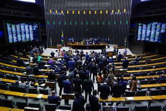 Plenário da Câmara dos Deputados durante sessão deliberativa nesta quarta-feira, 30.