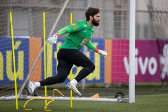 Alisson está vetado da partida deste fim de semana – Lucas Figueiredo/CBF