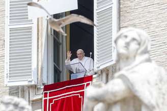 Papa Francisco durante Angelus no Vaticano